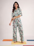 Printed Pure Cotton Night Suit