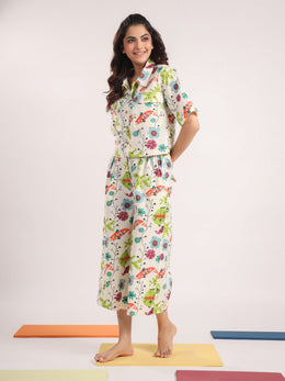 FISH PRINTED CO-ORD SET