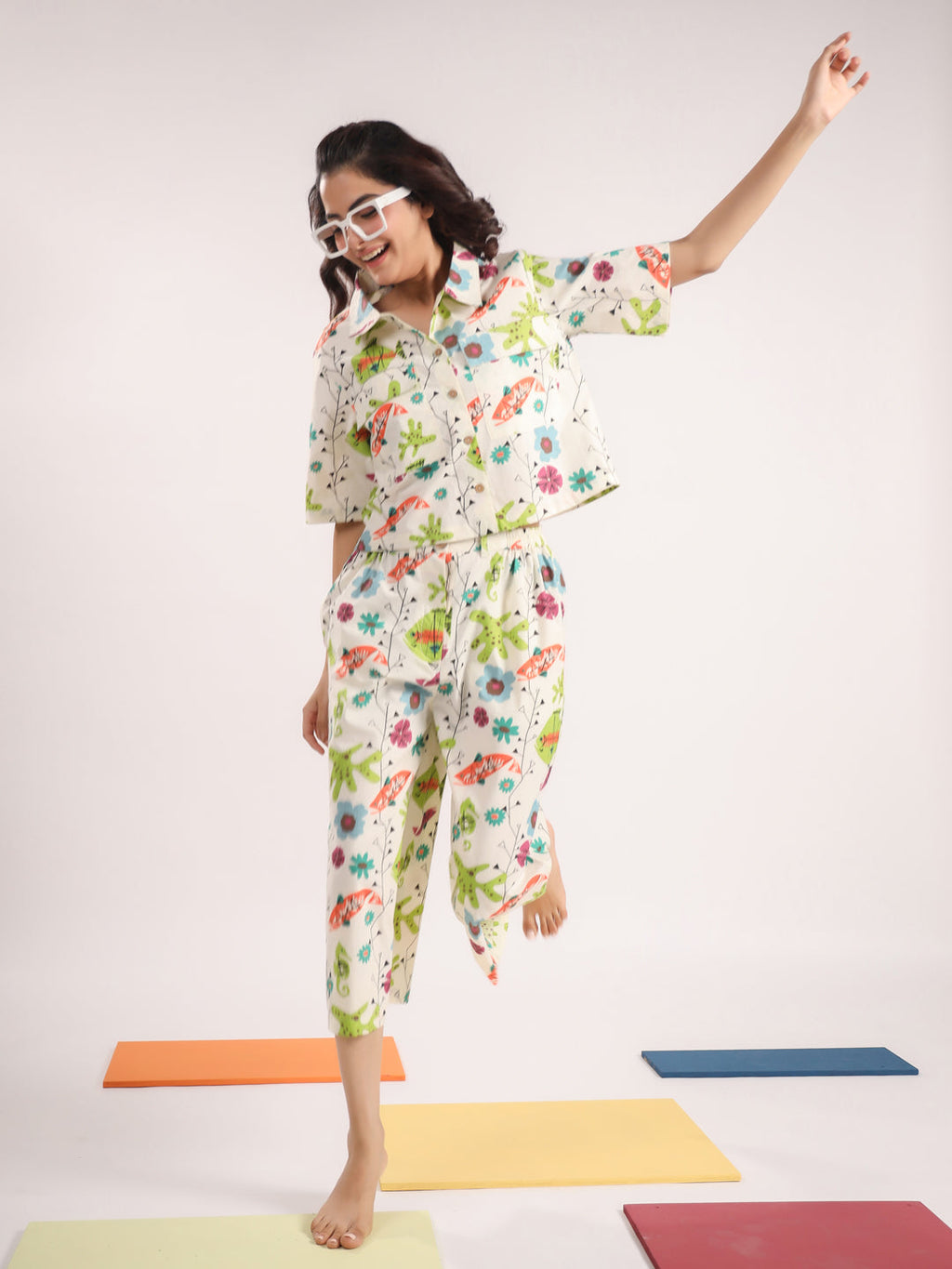 FISH PRINTED CO-ORD SET