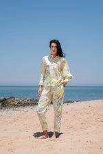 Cotton Floral Printed Night Suit Set for Women - SanskrutiHomes 