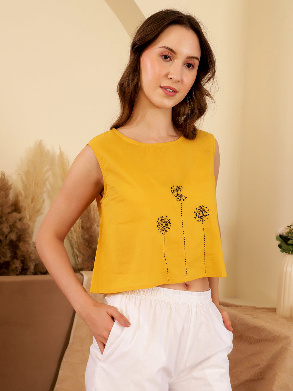 Women's Pure Cotton Pink Solid Night Suits