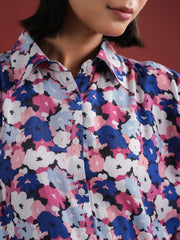 Purple Color Viscous Rayon Co-Ords Set For Women
