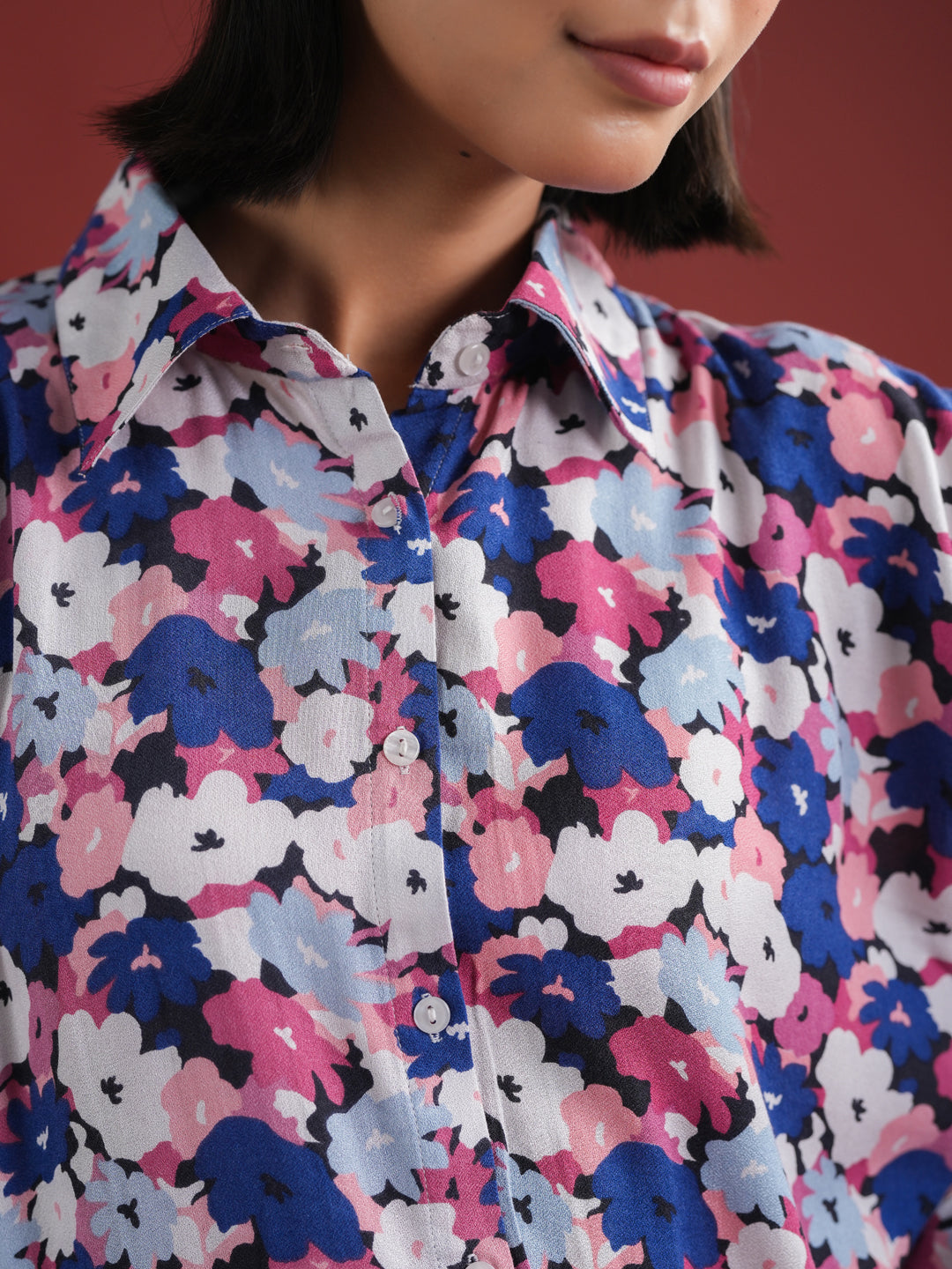 Purple Color Viscous Rayon Co-Ords Set For Women