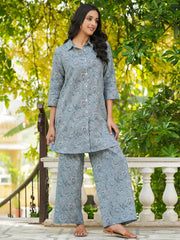 Comfy FLORA cotton NIGHTWEAR - SanskrutiHomes 