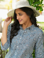 Comfy FLORA cotton NIGHTWEAR - SanskrutiHomes 