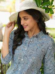 Comfy FLORA cotton NIGHTWEAR - SanskrutiHomes 