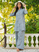 Comfy FLORA cotton NIGHTWEAR - SanskrutiHomes 