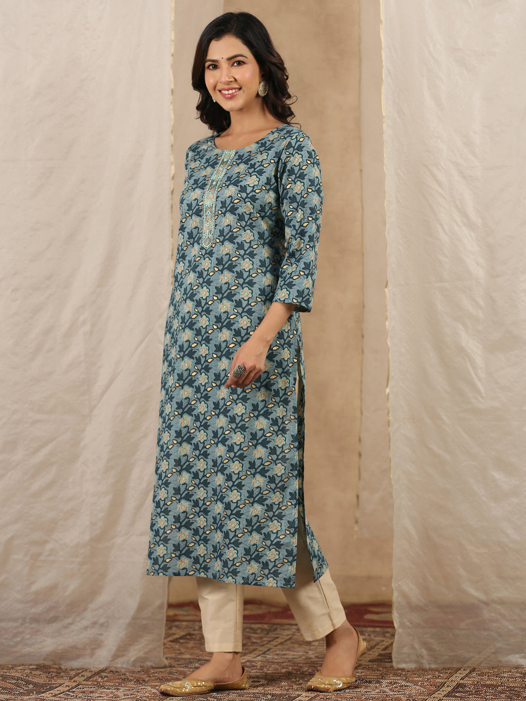 Women Pure Cotton Kurta