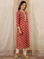Women Pure Cotton  Kurta
