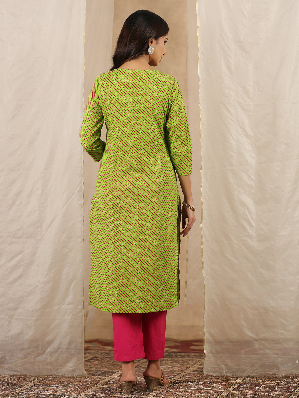 Women Pure Cotton 2 Pcs Kurta Set