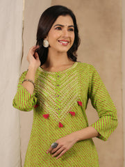 Women Pure Cotton 2 Pcs Kurta Set