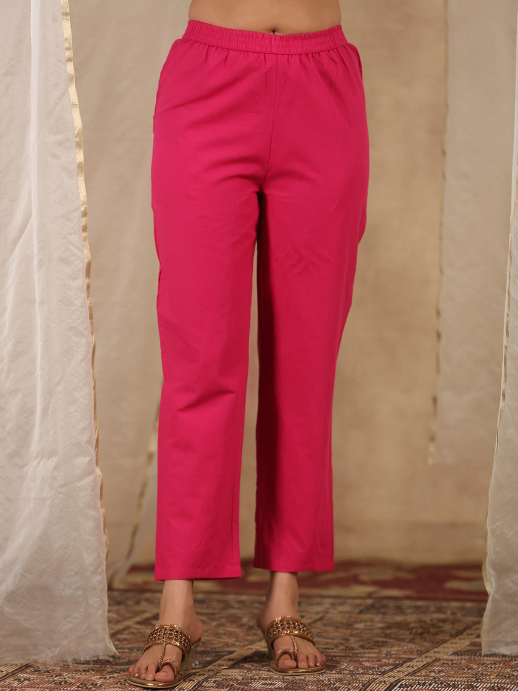 Women Pure Cotton 2 Pcs Kurta Set