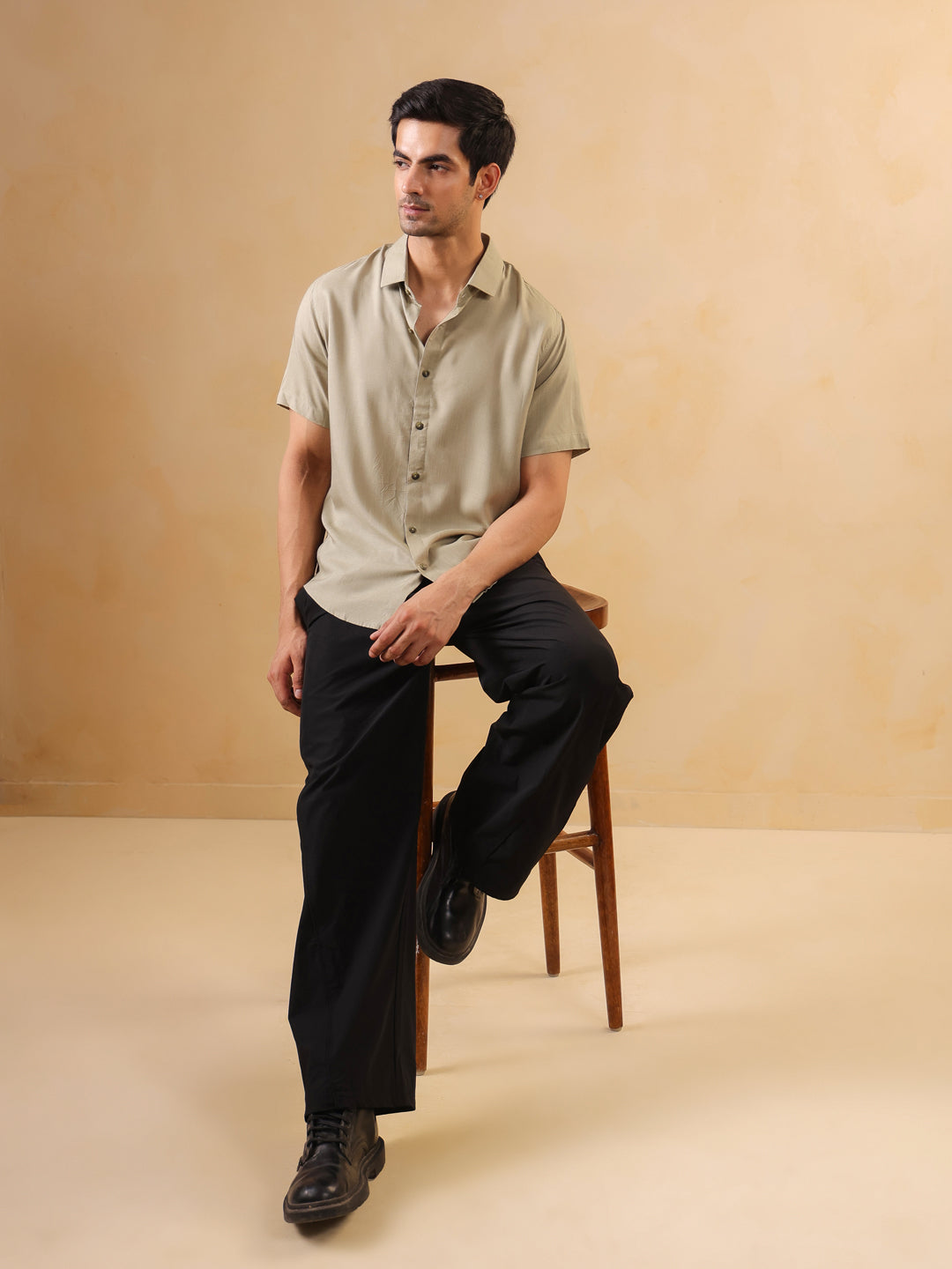 Blue Color Geometric Printed Cotton dress for women - SanskrutiHomes 