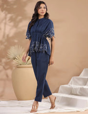 Floral Printed Cotton Co-Ords Set For Women