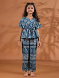 Geometric Print Kids Night Suit Set - SanskrutiHomes 