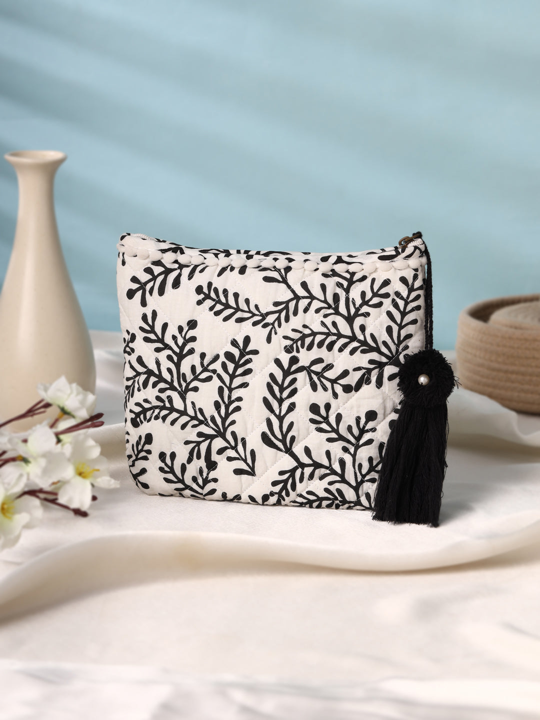 Flower Printed Round Neck Night Suit Set - SanskrutiHomes 