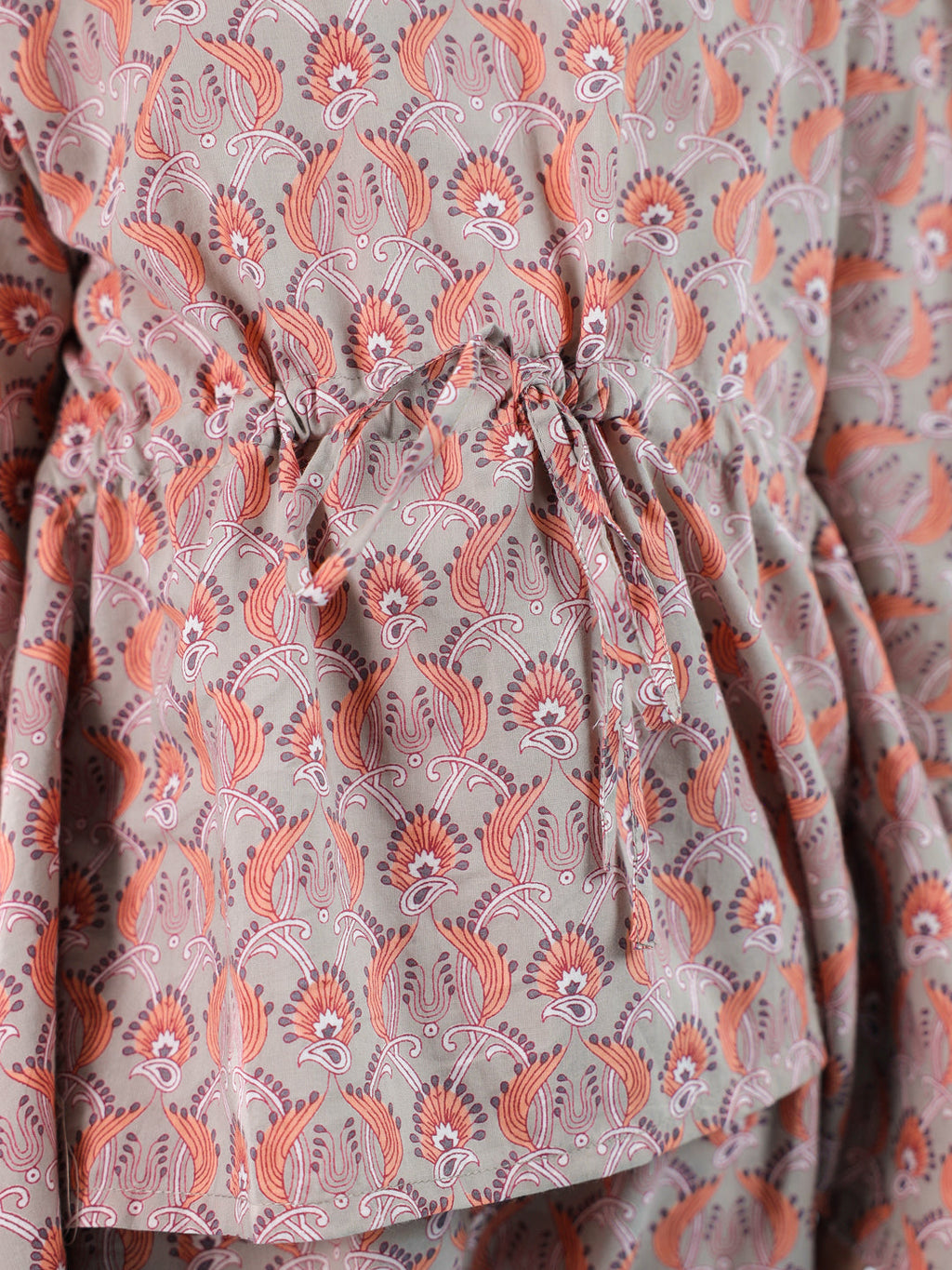 Pink Floral Printed Cotton Night Suit for Kids - SanskrutiHomes 