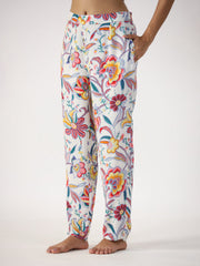 Floral Printed Night Suit set - SanskrutiHomes 