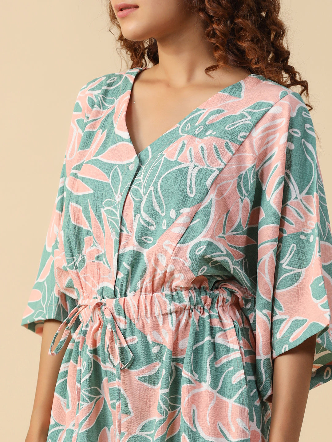 Printed jumpsuit loungewear - SanskrutiHomes 