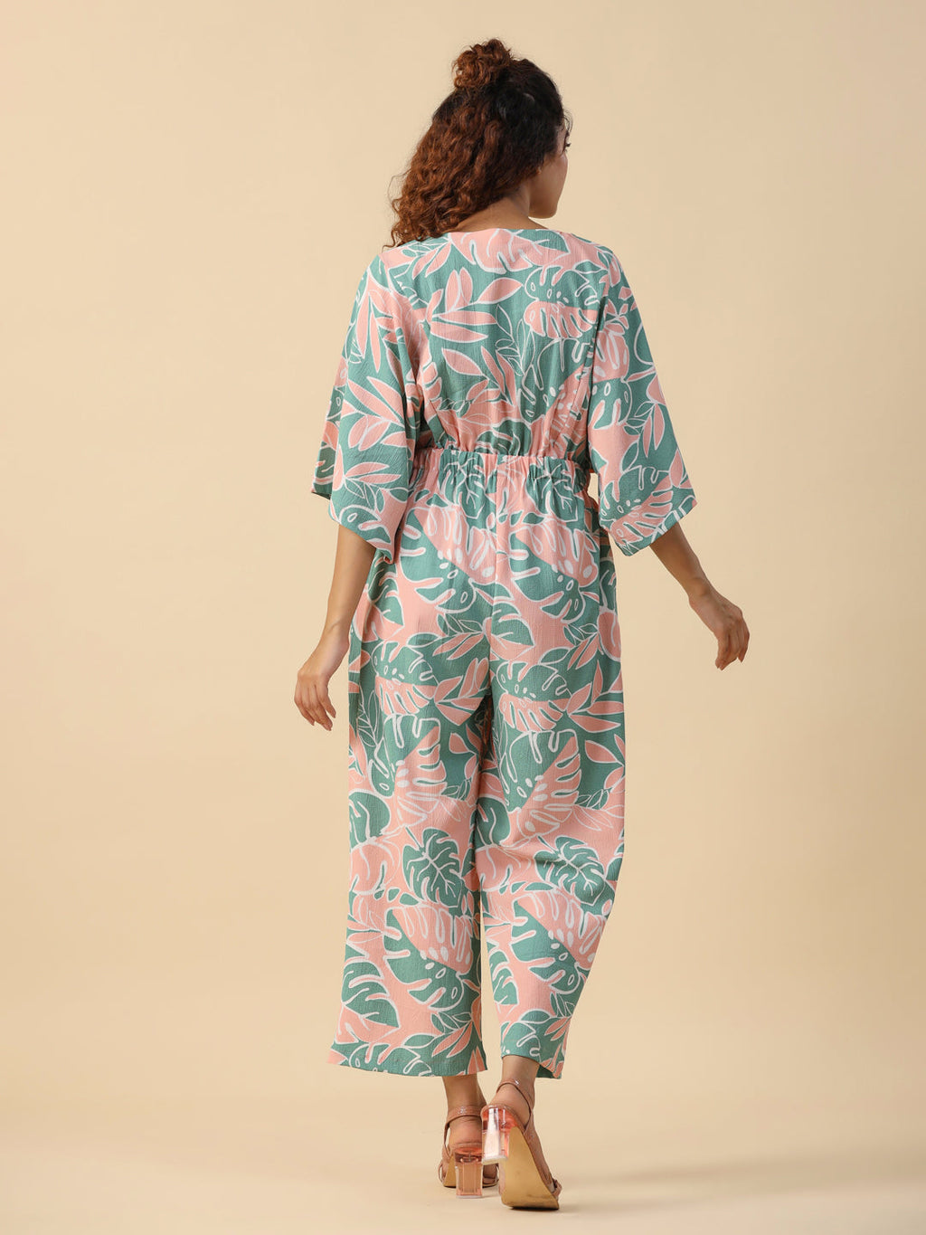 Printed jumpsuit loungewear - SanskrutiHomes 