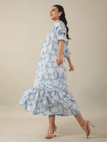 Women Pure Cotton Night Dress - SanskrutiHomes 