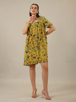 Women Pure Cotton Night Dress - SanskrutiHomes 