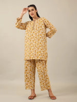 DAHLIA PRINTED Cotton Night SUIT - SanskrutiHomes 