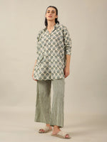 Duo Print loose fit Loungewear Set - SanskrutiHomes 