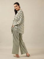 Duo Print loose fit Loungewear Set - SanskrutiHomes 