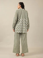 Duo Print loose fit Loungewear Set - SanskrutiHomes 