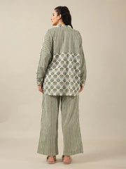 Duo Print loose fit Loungewear Set - SanskrutiHomes 