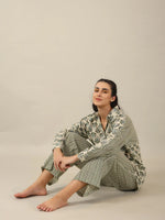 Duo Print loose fit Loungewear Set - SanskrutiHomes 