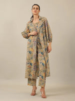 Collared 3 peice Co-ord set - SanskrutiHomes 
