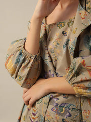 Collared 3 peice Co-ord set - SanskrutiHomes 