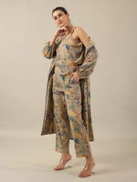 Collared 3 peice Co-ord set - SanskrutiHomes 