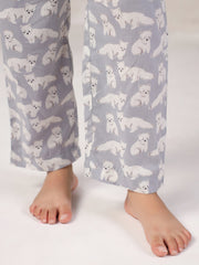 Pure Cotton Printed Night Suit Set for Kids - SanskrutiHomes 