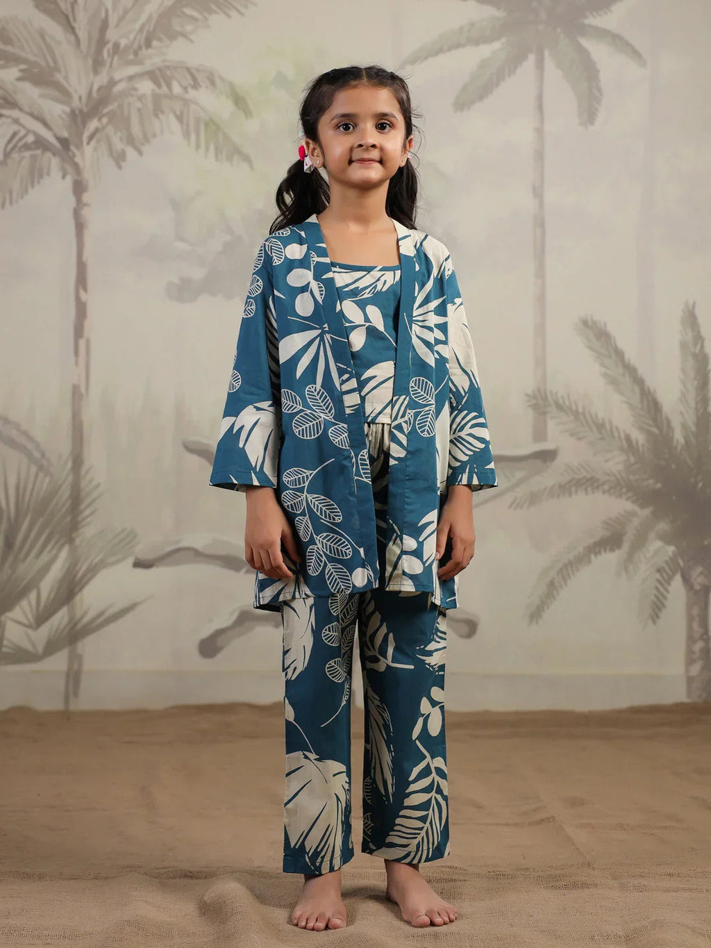 Set of 3 Cotton Night Suit for Kids - SanskrutiHomes 