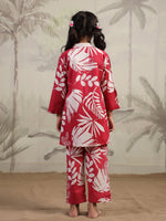Set of 3 Floral Cotton Night Suit for Kids - SanskrutiHomes 