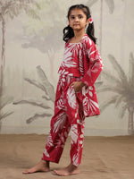 Set of 3 Floral Cotton Night Suit for Kids - SanskrutiHomes 