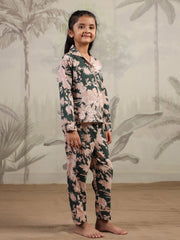 Cotton Printed Night Suit Set for Kids - SanskrutiHomes 