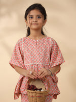 Kids Pure Cotton Rust Colour Printed Night suits - SanskrutiHomes 
