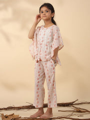 Rabbit Printed Cotton Night Suit for Kids - SanskrutiHomes 