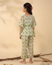 Panda Printed Cotton Night Suit for Kids - SanskrutiHomes 