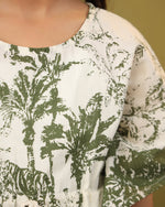 Kids Pure Cotton Green Colour Printed Night suits - SanskrutiHomes 