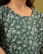 Kids Pure Cotton Green Colour Printed Night suits - SanskrutiHomes 