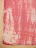 Pink Floral Print Round Neck Kurta Set for Women - SanskrutiHomes 
