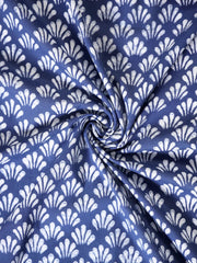 Pure cotton ethnic motif screen print fabric - SanskrutiHomes 