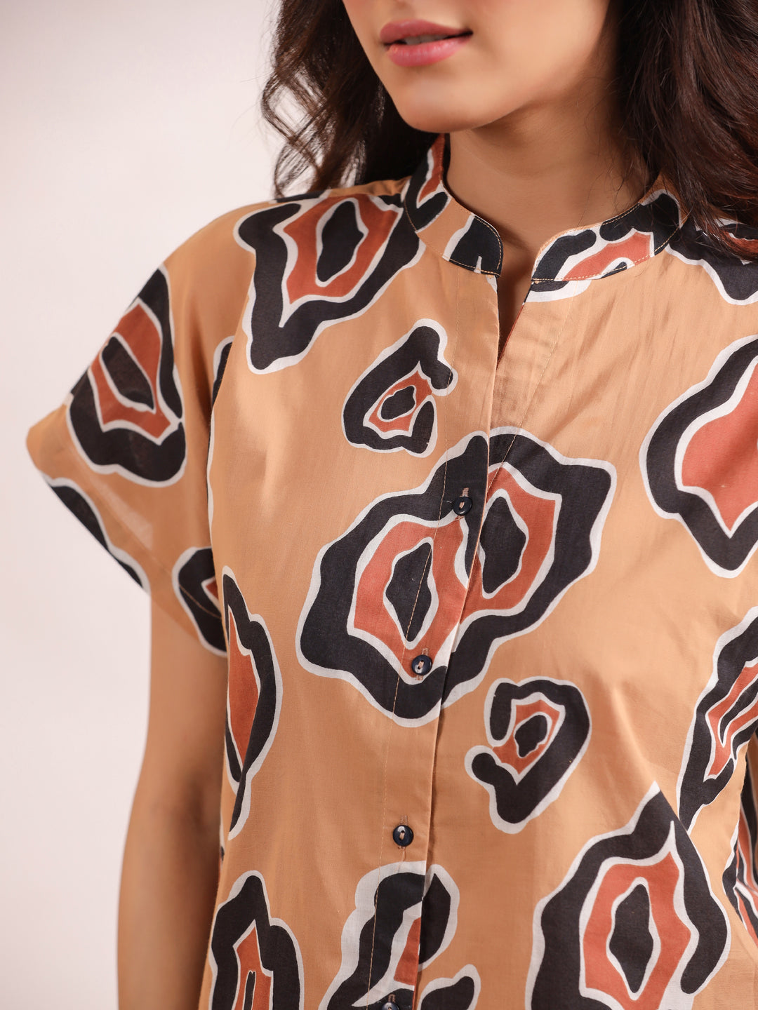 Women's Pure Cotton Leopard Print Night suits - SanskrutiHomes 