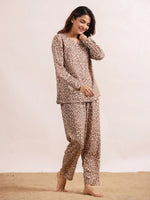 Bagera Printed Cotton Night SUIT - SanskrutiHomes 