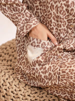 Panther print Viscose Night suits - SanskrutiHomes 